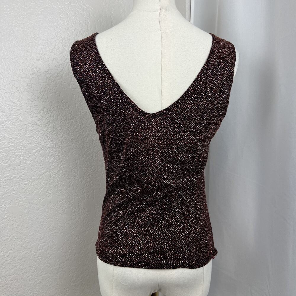 VTG Rave Top Womens Large Black Pink Glitter Beaded Fairy‎ Whimsigoth Y2K Party - Picture 5 of 13